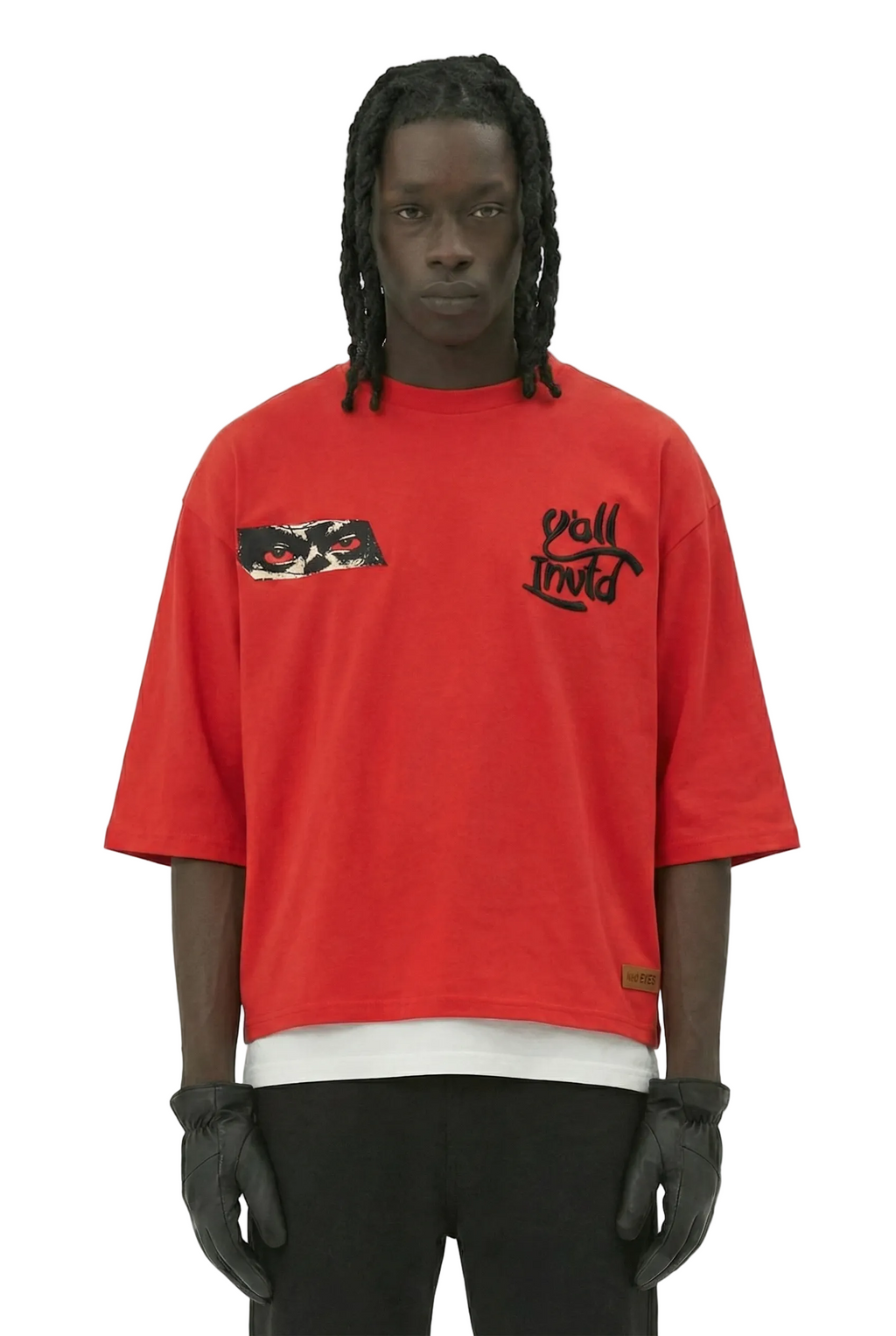 ASEN SN/ Jersey 3/4 Sleeve Crop Top Tee